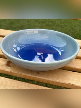 💙Spirit Wares Blue Stoneware Kitchen Bowl 9" Cottagecore